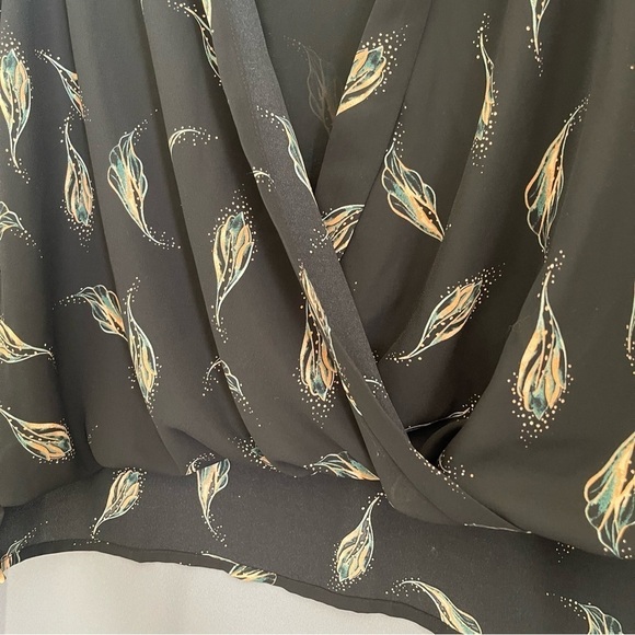 Cooper & Ella Blouse Top Size M black - Picture 2 of 2